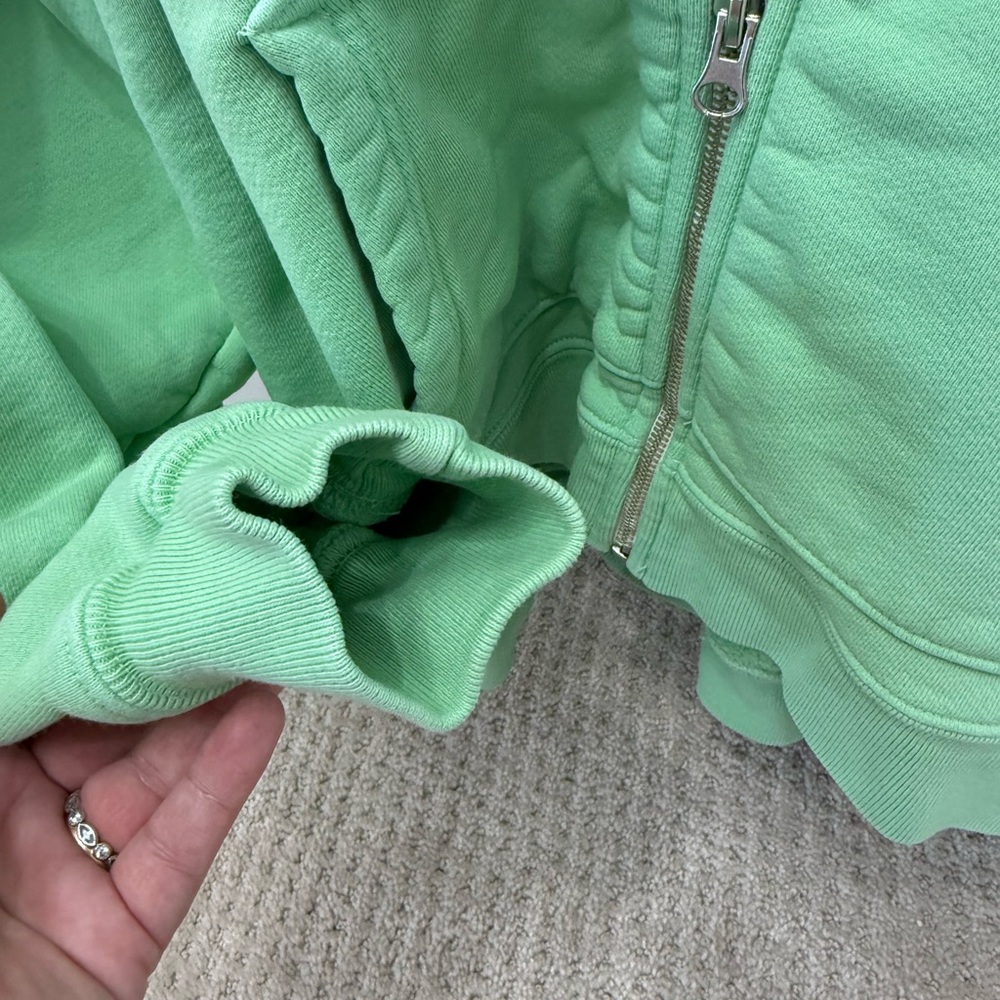 Madhappy Green Zip Hoodie Large - Picture 6 of 7